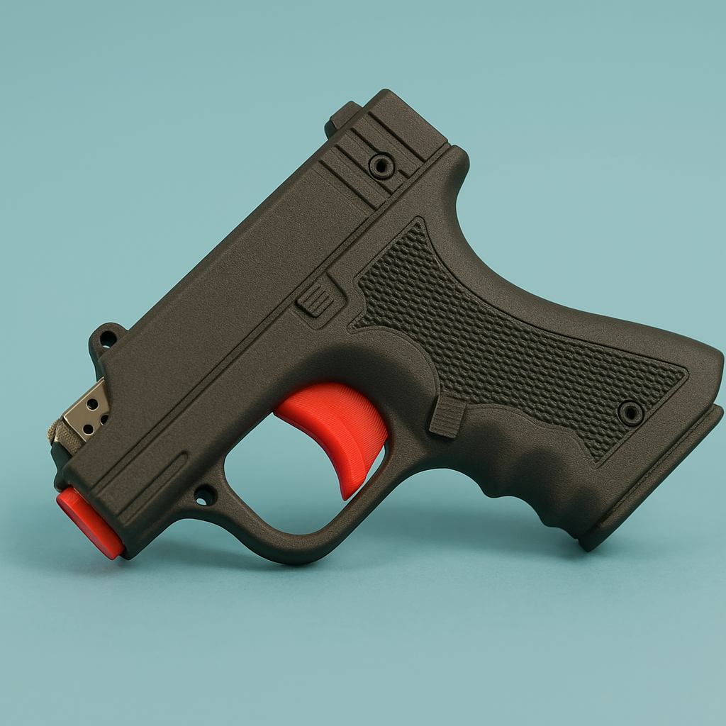 🔫Gun-Shaped Lighter Case – A Style That Doesn't Miss a Target