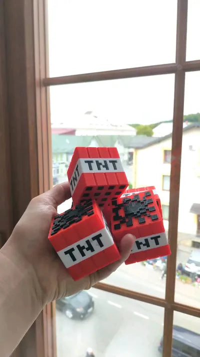 3D TNT Cube – Straight from Minecraft