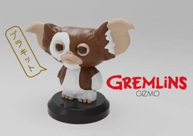 Gizmo β Gremlins Chibi Figure | 3D Printed Collectible (Unpainted)πΎ