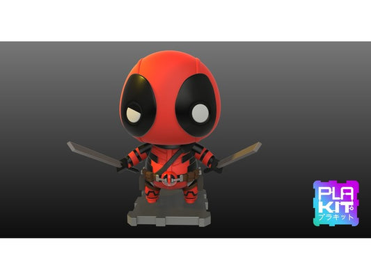 💥 פיגורינה של דדפול בסטייל צ’יבי – דגם תלת מימד משוגע