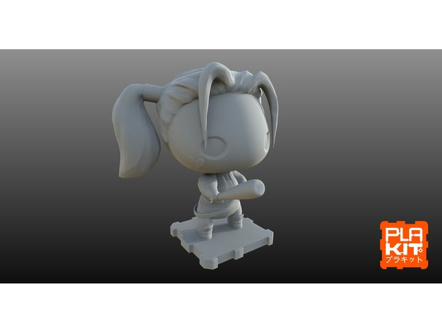 🃏 Title: Harley Quinn Chibi Figure – Suicide Squad 3D Print (Unpainted)