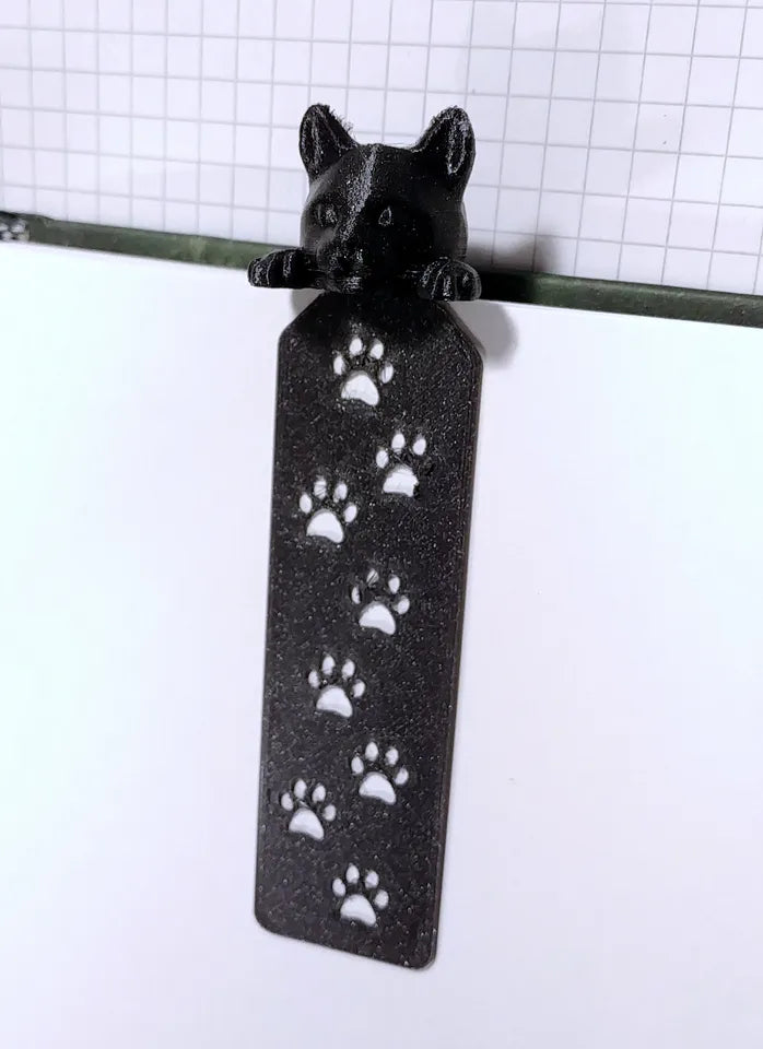 Peeking Cat Pawprint Bookmark – For the Purr-fect Read!🐾