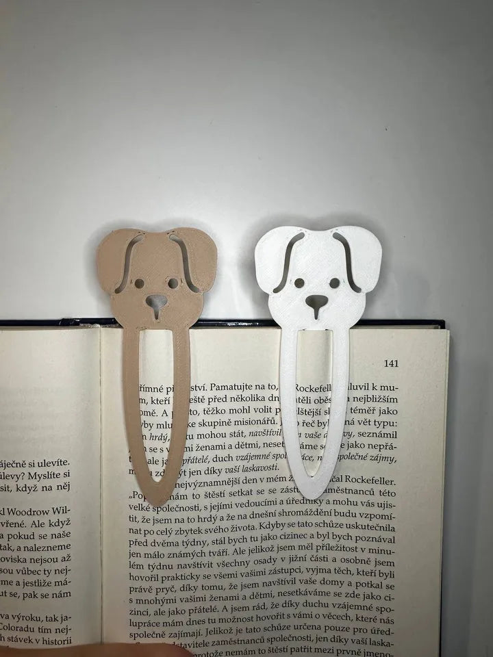 Puppy Pal Bookmark Set – 3D Printed Dog Duo for Your Pages🐶